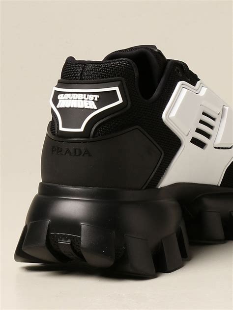 black prada sneakers for men real real|men's Prada sneakers on clearance.